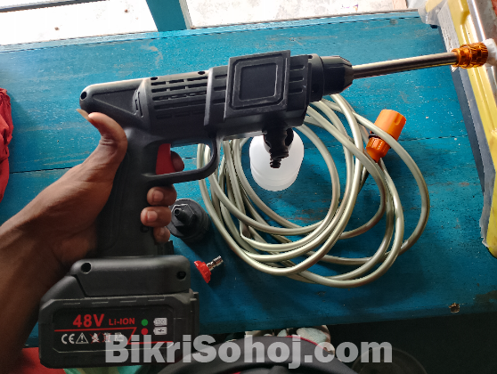 Rechargeable spray gun